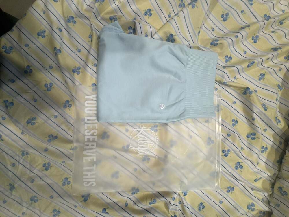 Workouts By Katya Seamless Leggings Light Blue Size M